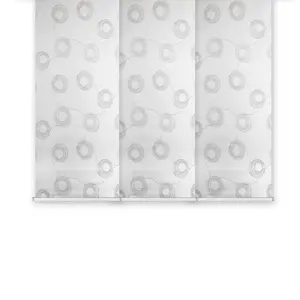 Sion White Panels 23.5" W x 116" H (Sold by each) - 50% LIGHT-FILTERING