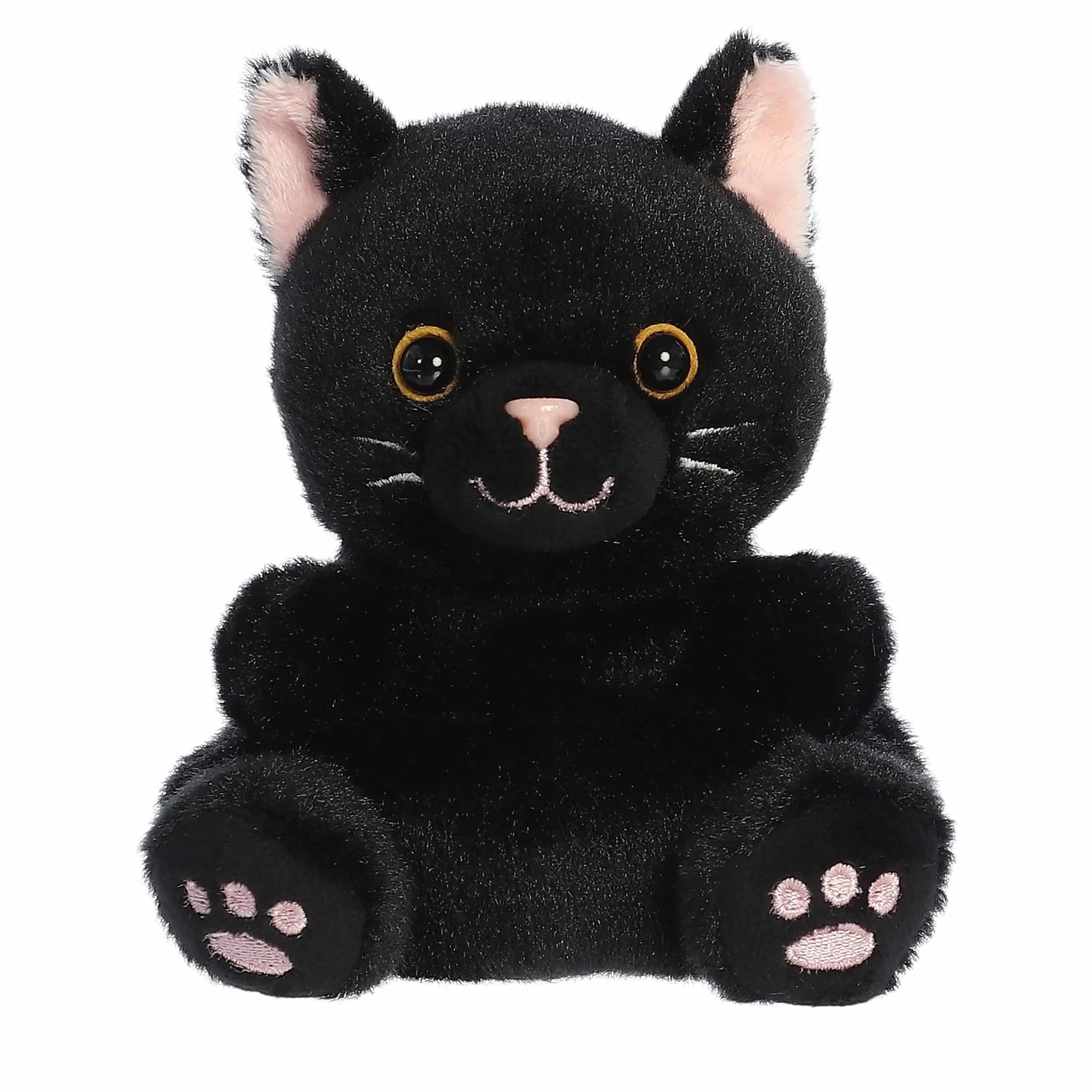 Palm Pals Adorable Twilight Black Cat 5 inch Mini Soft Plush Collectable Stuffed Animal Palm Pals Adorable Twilight Black Cat 5 inch Mini Soft Plush Collectable Stuffed Animal