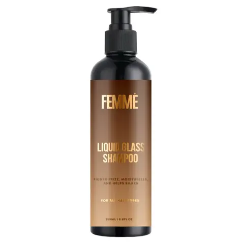 FEMMÉ Liquid Glass Shampoo (Fights Frizz, Moisturizes, and Helps Silken)