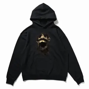 Monstrous Menace Illustration Hoodie