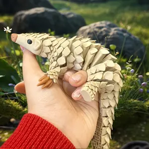 Durable 3D Printed Hedgehog Statue, Gradient Color Animal Decor, No Power Needed, Indoor/outdoor Use, Perfect Holiday Party Gift, Nature Ornaments, Garden Sculptures Statues