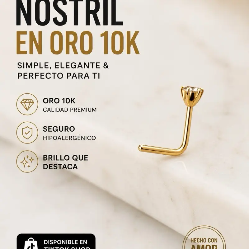 10k Gold Nose Piercing Jewelry Accessory