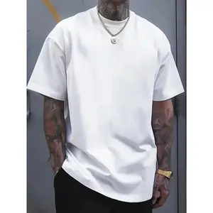 Men's Black Cotton T-Shirt, Soft Lightweight Short Sleeve Crewneck Tee, Casual Solid Color Streetwear Top for Everyday Comfort    Natural Shortsleeve