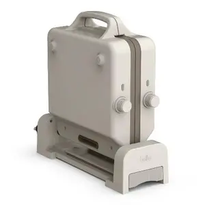 bella Housewares 10"x20" Griddle Oatmilk Fold Store Dual 1200W Hot Plate