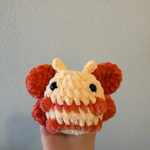 Handmade crochet butterfly