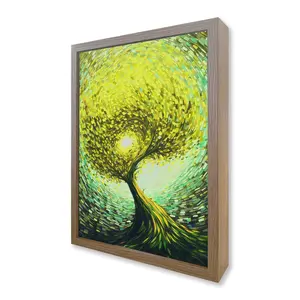 1PC Lightbox 3D Painting Abstract Art Tree Canvas Print For Living Room Bedroom Office Decor With Vibrant Colors And Dynamic Design Adjustable LED Light Box 3D Stereo Painting