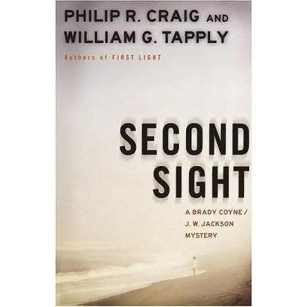 USED Book - Second Sight: A Brady Coyne and J.W. Jackson Mystery by Philip R. Craig (Hardcover) - english