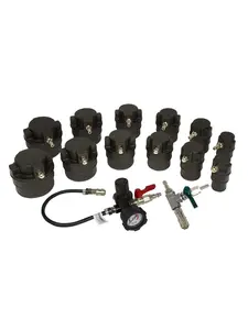 Lisle LIS-69910 Turbo Air System Test Kit with Smoke Adapter - 14 Piece