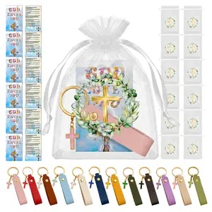 12/24-Pack Cross Leather Keychains An uplifting accessory perfect for everyday carry, these keychains make a wonderful inspirational gift     they serve as stylish backpack charms and make for exquisite keepsakes or party favors for Christian gatherings,