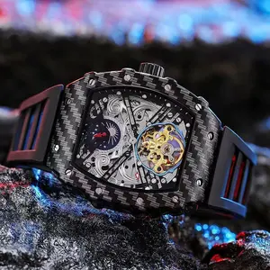 Fashionable fully automatic mechanical watch, high-end hot selling source, waterproof luminous men's watch