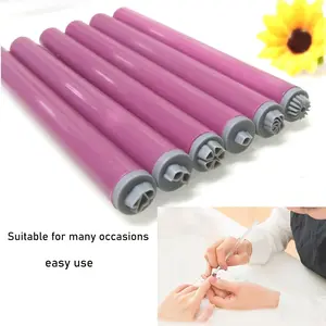 Stamp Nail Art Tool Set with 6 Random Art Patterns, Nail Stamping Pen Kit, Nail Stamping Board, Nail Stamping Suite for Women Girls