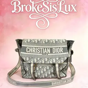 Pre-owned Dior Oblique Canvas Messenger Bag TikTok Viral Timeless Luxury Crossbody 2026