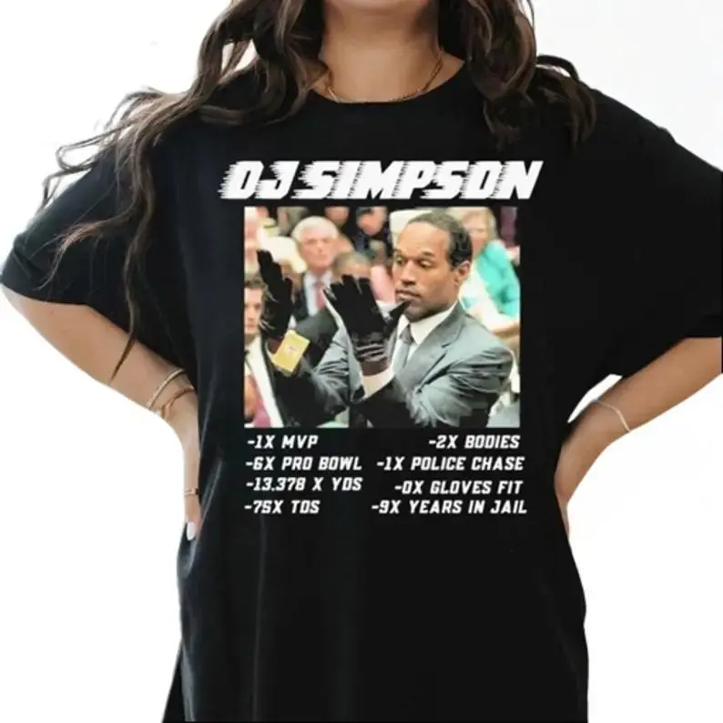 OJ Simpson Graphic Tshirt, Rip OJ Shirt, Oj Simpson Tee, Oj Simpson Shirt, OJ The Juice Shirt, Glove Dont Fit Must Acquit Shirt, 1947-2024 Top Womenswear