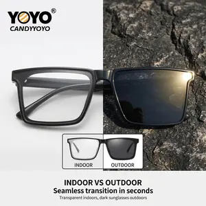 Original design, new model of color-changing sunglasses that protect against intense light, sunburn, and ultraviolet rays. Extremely lightweight and comfortable to wear, suitable for everyday use and driving while wearing sunglasses.