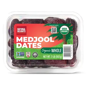 Natural Delights Organic Whole Medjool Dates, 2 lb