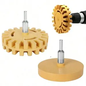 Car Decal Removal Tool, Multipurpose Gear Design Rubber Rubber Wheel, Universal Decal Remover Tool For Car, RV, Boat & Truck