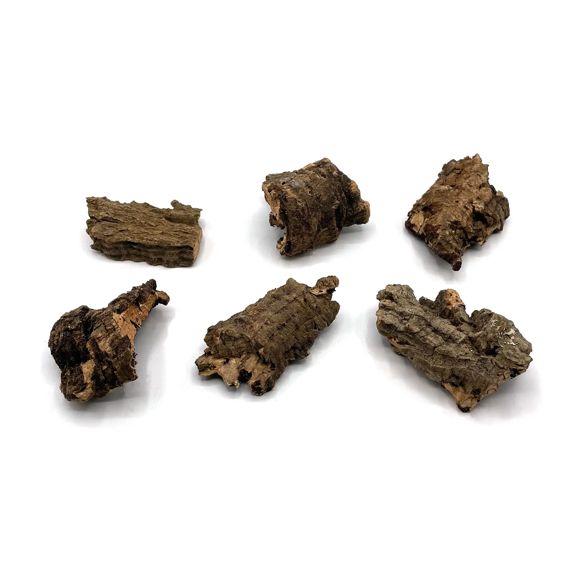 Pangea Cork Bark Accents  Wood Decor for Reptile & Amphibian Terrariums, Vivariums, Paludariums, & more, Small Varied Assortment of 12 1"-3" Pieces