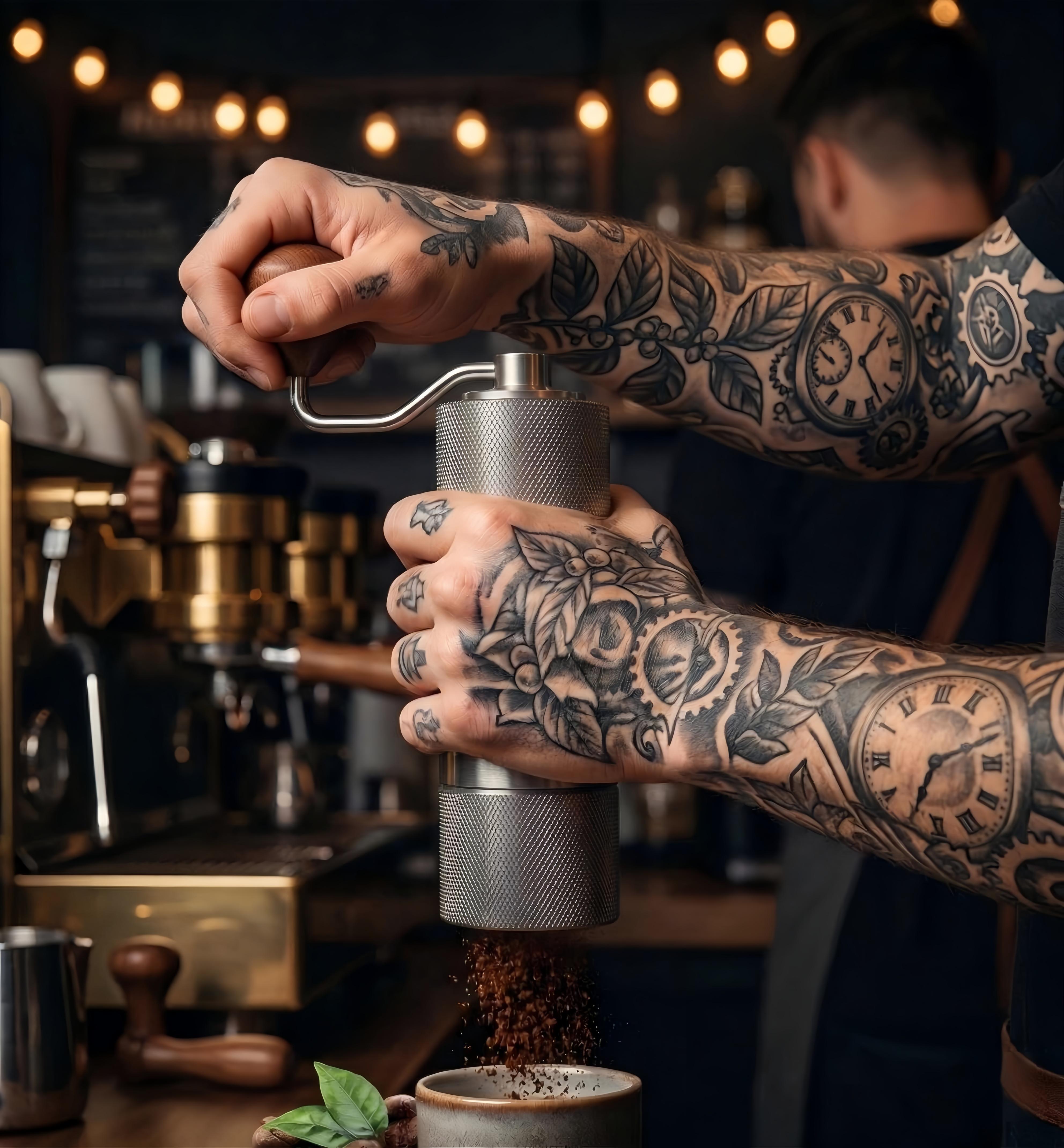 Dwell Home Barista Hand Mill | Heavy-Duty Metal Grinder & 7-Core Burr Coffee Portable Dwell Home Barista Hand Mill | Heavy-Duty Metal Grinder & 7-Core Burr Coffee Portable