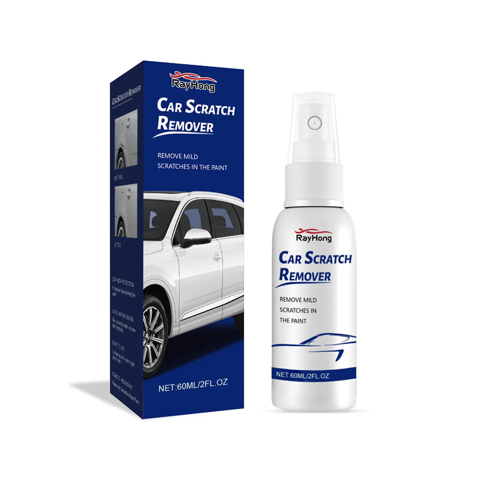 Rayhong Car Scratch Care Liquid - Surface Cleaner, Quickly Repairs Small Varnish Scratches, Restores Original Luster, Paint Care Coating Agent, Quickly Repairing Scratches