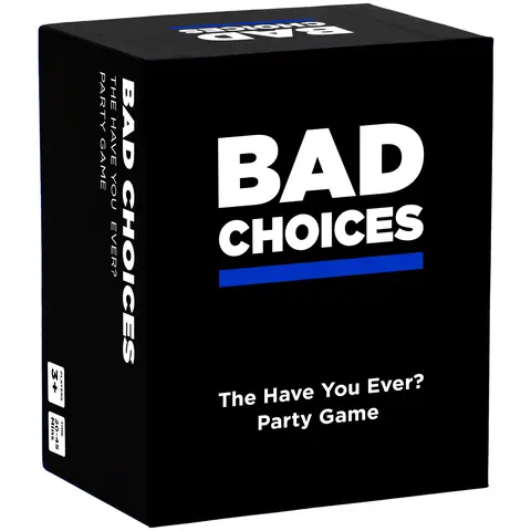 BAD CHOICES Party Game – Hilarious Adult Card Game for Friends & Game Night | Funny Conversation & Icebreaker Board Game for Parties, Pregames, Social Gatherings & Fun Gift Ideas