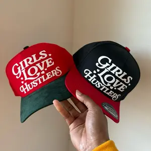 Girls Love Hustlers Fitted Caps