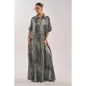 SHE'S RICH OVERSIZED JUMPSUIT IN SNAKE