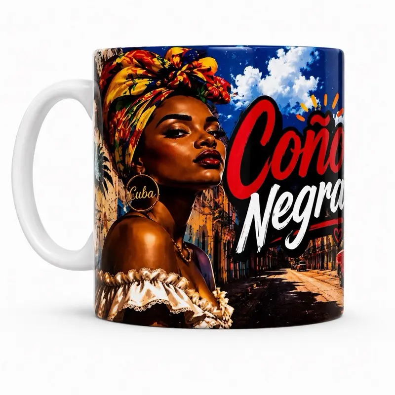 Taza Cubana Coño Negra