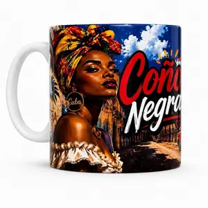Taza Cubana Coño Negra