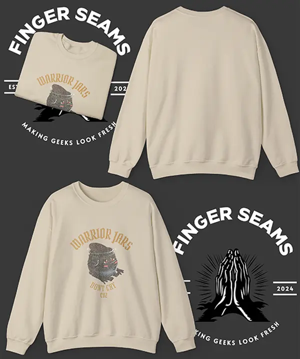 Warrior Jars Sweatshirt, Soulslike Graphic, Cute Cozy Sweatshirt for Warriors, Unisex Crewneck for Comfort, Gift for Friends Casual Classic Cotton Fabric