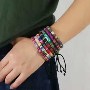 Boho Surfer Bracelets Anklet Handmade Adjustable String Rope Braided Anklet Summer Friendship Beach Jewelry for Women Men