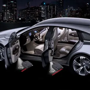 2PCS （for Honda）Custom Car Brand Car Door Lights, LED Projector Car Door Step Courtesy Welcome Lights, 3D LED Car Welcome Lights Lamp Fits for Most Brand