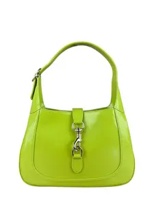 Pre-owned na Shoulder Bags Gucci Jackie Green Medium Leather Shoulder Bag