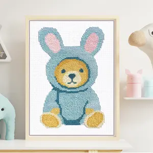 Bunny Bear - Counted Cross Stitch Kit