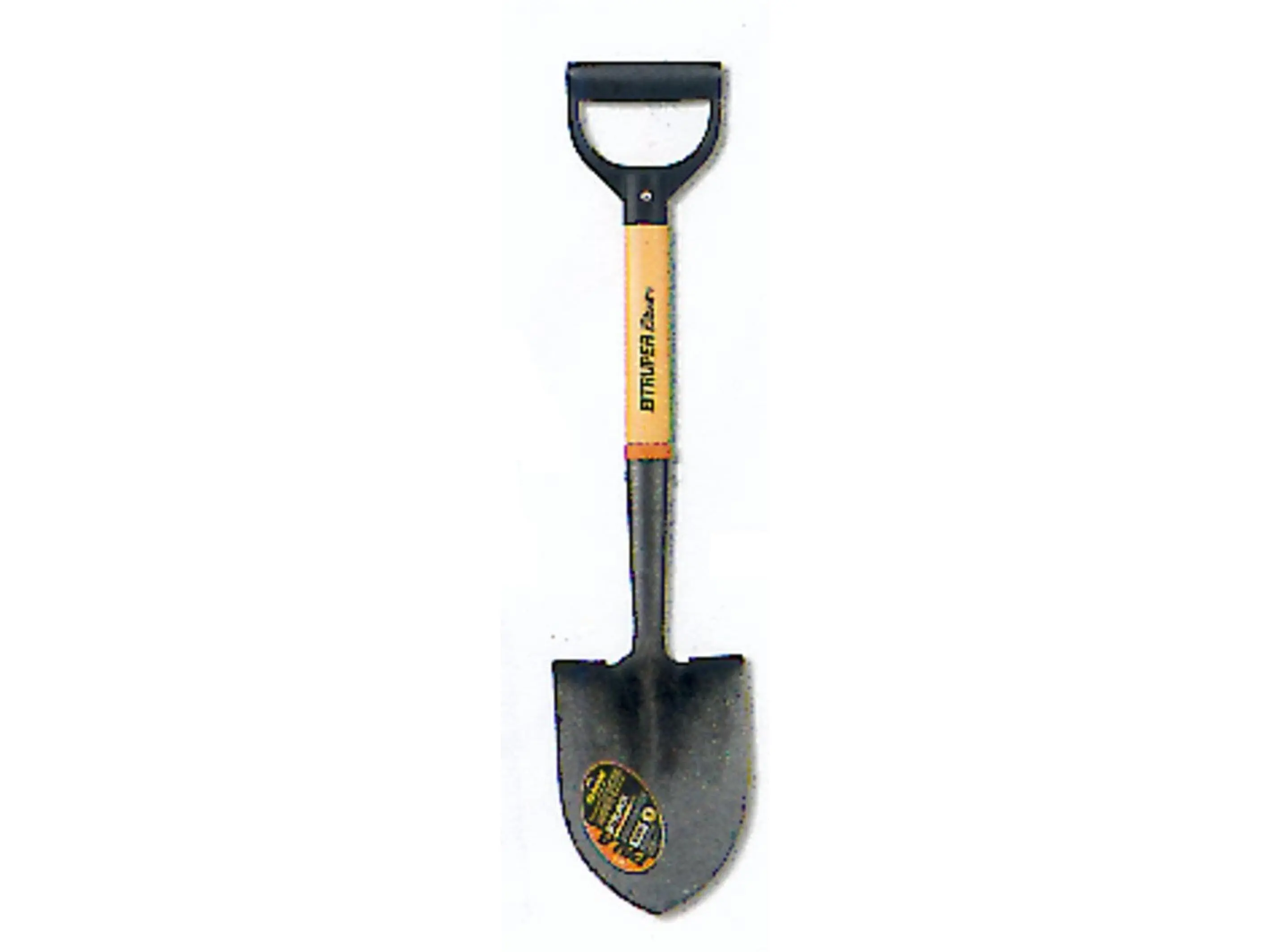 19-in High-Quality Round Point Trunk Shovel, Tru-Tough Design, Hard Oak Construction, Clear-Coated Gray Gray-Steel Build, Up-to-Date Designs