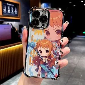 Phone Case - Anime Nami Phone Case Compatible with Iphone 17,16, 15, 14, 13, 12, 11 , Pro, Max, Air,Samsung Galaxy S26 S25 S24 S23 S22, Featuring a Transparent Soft Back for Drop Protection