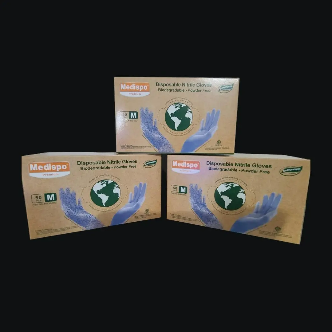 Glove Nitrile biodegradable BOX 1000 Pzs