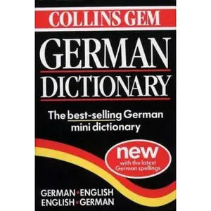 USED-Collins Gem German Dictionary: German-English, English-German by HarperCollins Publishers (Paperback)