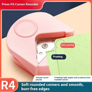 Multi-angle 3-in-1 Corner Embosser, 1 Count Flat Angle & Round Angle Corner Cutter Embosser, Corner Cutter for Paper Crafts, Card Making, Classroom Supplies