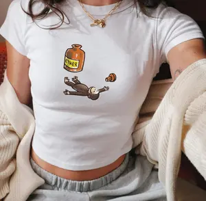 Vintage 1995 Curious George Ether Baby Tee Cronies Tag Rare Cartoon Character, 100% Cotton Graphic Tee