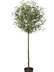 IKEA FEJKA Artificial Potted Plant, Olive Tree Green, 7 ½ Inch, Realistic Faux Indoor/Outdoor Decorative Plant, Low-Maintenance Home & Office Décor Accent Plant