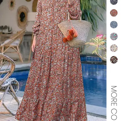 long sleeve floral maxi dress amazon Longsleeve Church Dresses Size:8 M US Alex Evenings Women's A-Line The long prairie dress Seema Gujral Lehenga