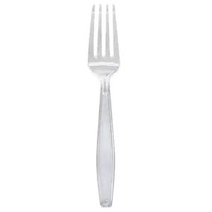 [1,000 ct] PS Plastic Extra Heavy Weight Fork, Clear