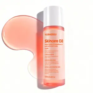 Skincare Body Oil Serum for Scars and Stretch Marks, Face and Body Moisturizer with Vitamin E & A for Sensitive Dry Skin, Non-Comedogenic