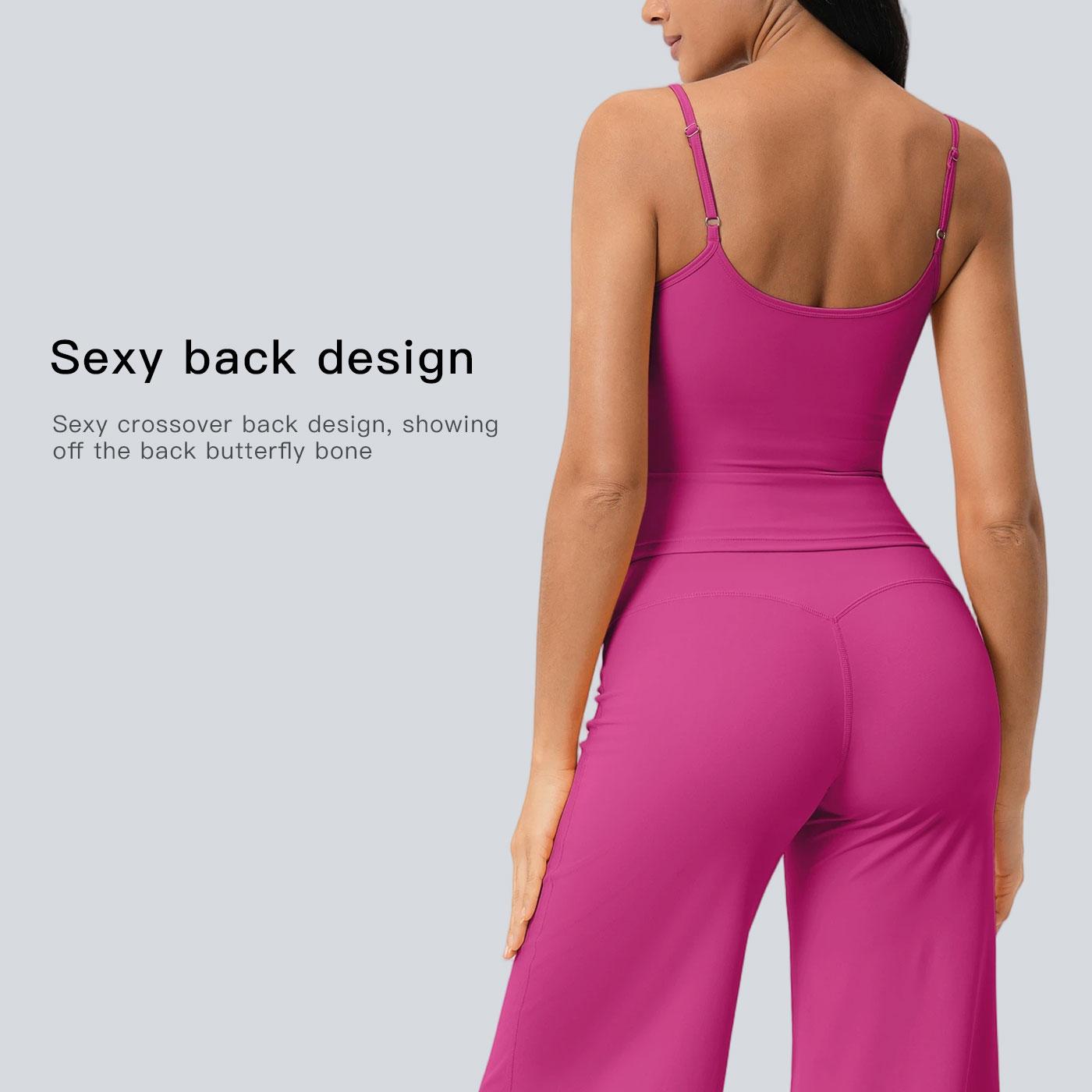 Tenwolf New Yoga Set: Camisole Top, High-Waisted Quick-Dry Casual Shorts, Running & Outdoor Yoga Outfit Tenwolf New Yoga Set: Camisole Top, High-Waisted Quick-Dry Casual Shorts, Running & Outdoor Yoga Outfit