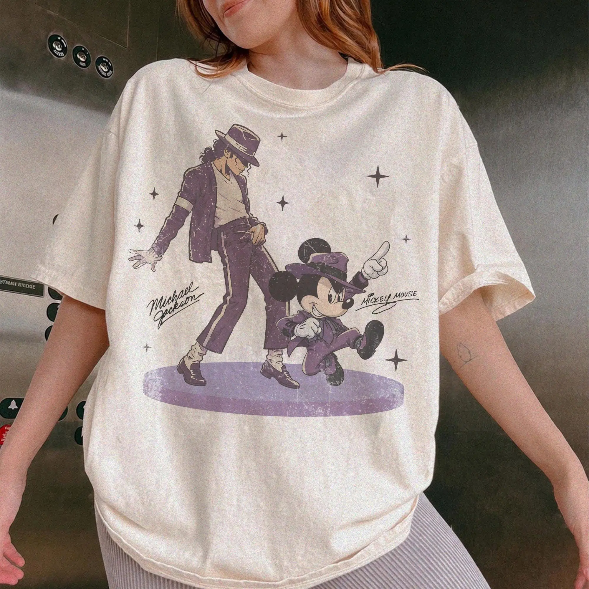 Comfort Colors MJ Mouse Shirt, Vintage WDW Music Tee, King of Pop Graphic Shirt
