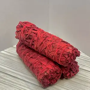 Dragonsblood Sage Smudge Bundle for Deep Cleansing & Strong Protection Energy - Traditional Sage with Dragon's Blood Resin for Rituals