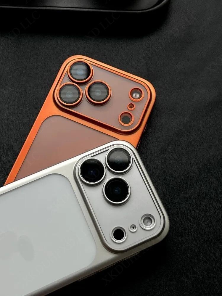 UV Coating Nano Matte Translucent Hard PC Case for iPhone 17 Air 16 pro max cases 15 13 12 11 Pro Max Ultra Thin Plating Frosted Bumper Cover