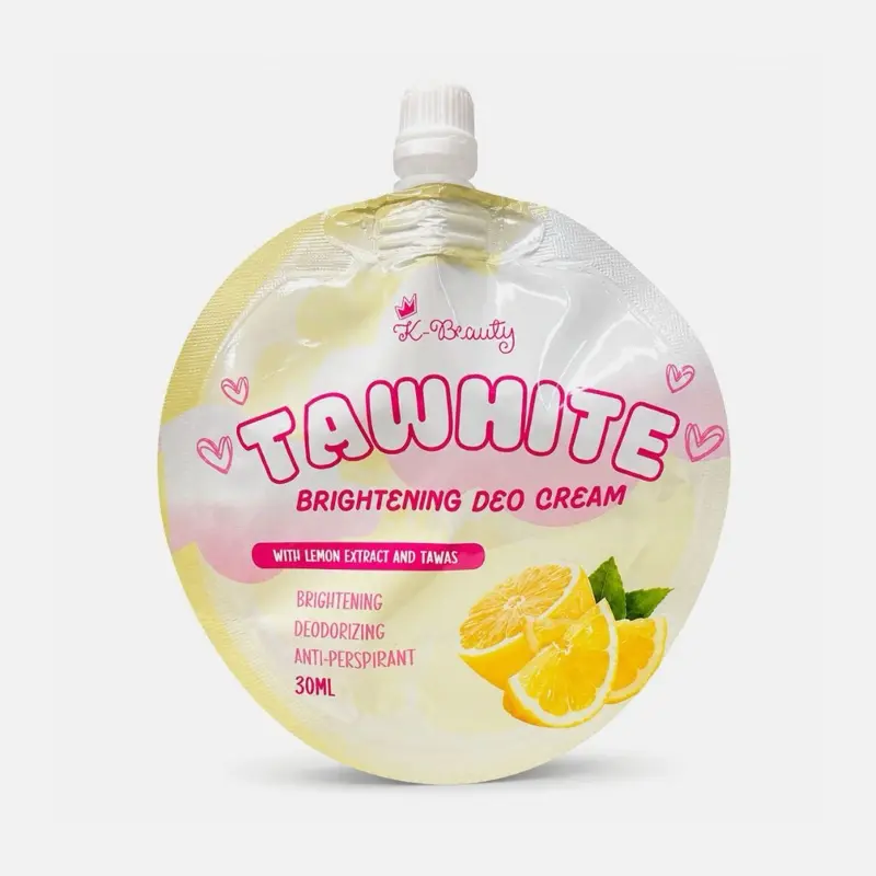 K-Beauty by Meldhen Tawhite Deo Cream 30ml | Lemon Extract & Tawas