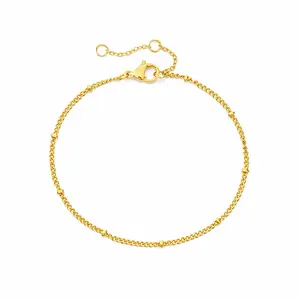 Hope Chain Bracelet Minimal Gold & Silver Stackable Jewelry for Everyday Wear Elegant Simplicity Versatile Design