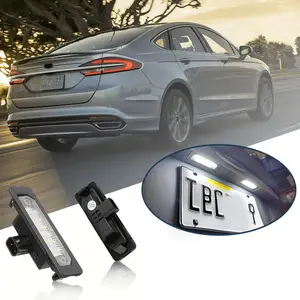 💡🚗 2-Pack LED License Plate Lights | Fits Ford Fusion/Mustang Taurus Lincoln MKS/MKT Mercury Milan ✅ OEM 8T5Z-13550-B/A Dorman 68180 ✅ Direct Replacement | 2006-2019 Models